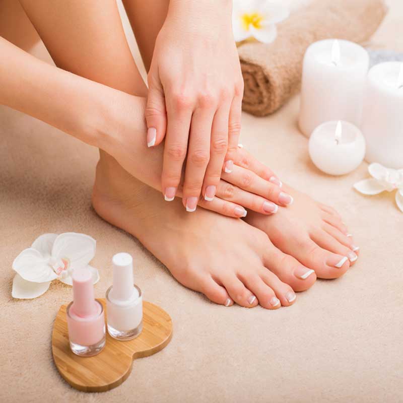 Champagne and Roses Pedi