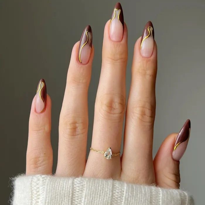 Acrylic with White Tips Full set